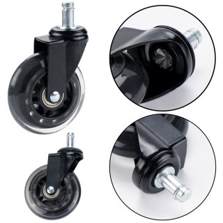 LEAN Kauczukowe Kółko Do Fotela Przezroczyste Ciche 1 Szt