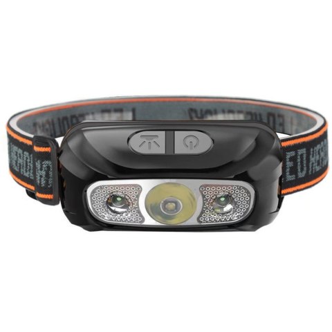 LEAN Latarka Czołowa LED Czołówka Wodoodporna 6 Trybów Świecenia