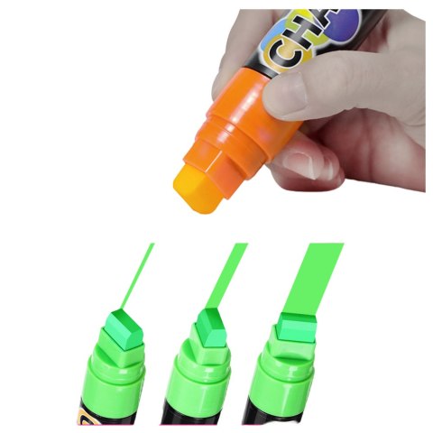 LEAN Markery Kredowe Kolorowe Wielofunkcyjne Zestaw 8szt