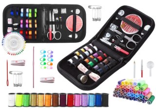 LEAN Mini Zestaw Krawiecki Do Szycia w Etui Przybornik 29el