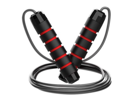 LEAN Skakanka Łożyskowa Do Ćwiczeń z Rączką Piankową Regulowana 3m