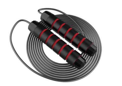 LEAN Skakanka Łożyskowa Do Ćwiczeń z Rączką Piankową Regulowana 3m