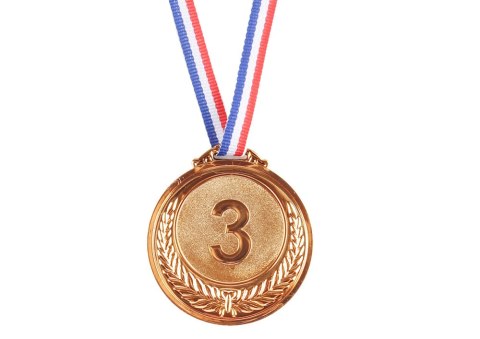 LEAN TOYS Brązowy Medal Trzecie Miejsce Nagroda Trofeum Cynkowy 6,5cm