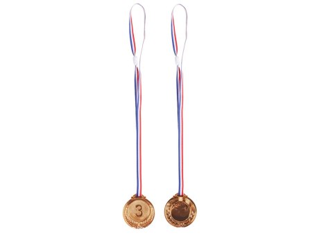 LEAN TOYS Brązowy Medal Trzecie Miejsce Nagroda Trofeum Cynkowy 6,5cm