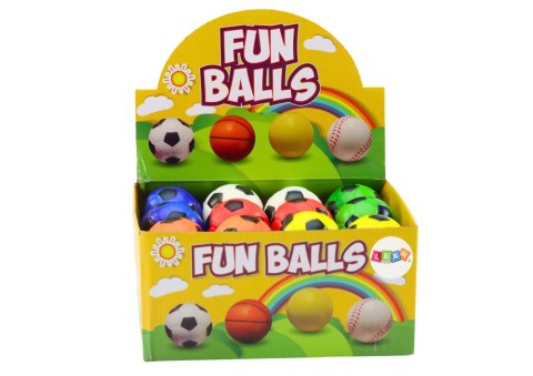 LEAN TOYS Mała Piłeczka Miękka Piankowa Football 5,5cm