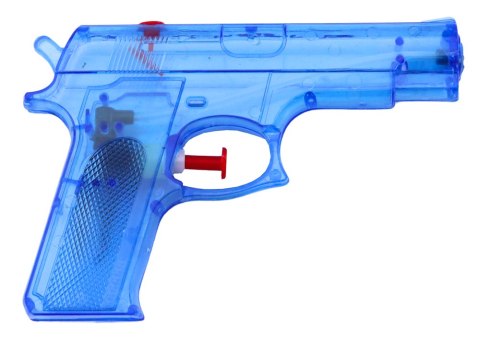 LEAN TOYS Pistolet Na Wodę Mały Plastikowy Niebieski 15 cm x 10,5 cm
