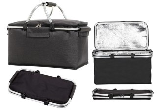 LEAN Termiczny Izolowany Koszyk Piknikowy Składany 30l