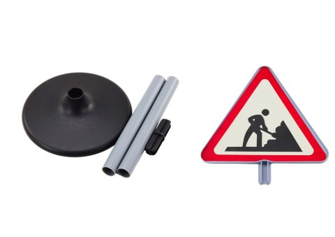 LEAN Toys Duży Znak Ostrzegawczy Prace Drogowe 70cm