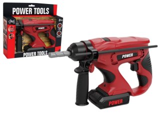 LEAN Toys Wiertarka Dla Majsterkowicza Czerwona Wiertła Na Baterie