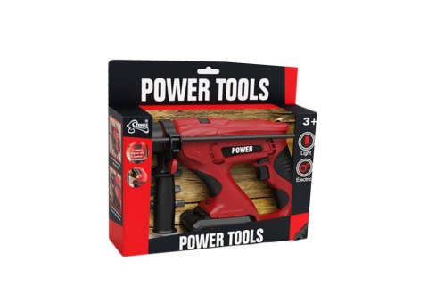 LEAN Toys Wiertarka Dla Majsterkowicza Czerwona Wiertła Na Baterie