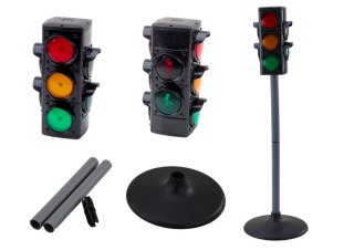 LEAN Toys Zestaw Edukacyjny Policjanta Kierowanie Ruchem Sygnalizator 10 El