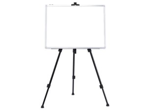 LEAN Zestaw Tablica Magnetyczna 90x60cm na Stojaku Pisaki Gąbka