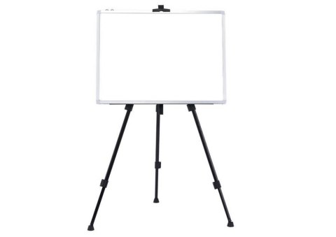 LEAN Zestaw Tablica Magnetyczna 90x60cm na Stojaku Pisaki Gąbka