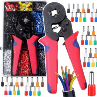 LEAN Zestaw Zaciskarka Praska Do Montażu Tulejek Kabli W Walizce 1200el