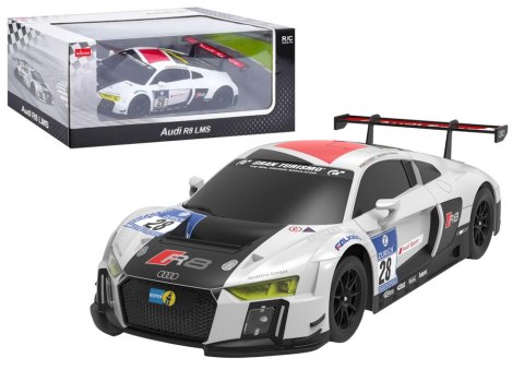 Rastar Auto R/C 1:24 Zdalnie Sterowane Sportowe AUDI R8 LMS Biało-Czarne