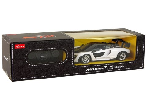 Rastar Auto Sportowe RC 1:18 Zdalnie Sterowany McLaren Senna Biały