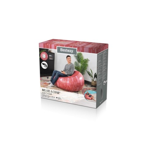 Bestway Dmuchany Fotel Czerwony Bestway 75052