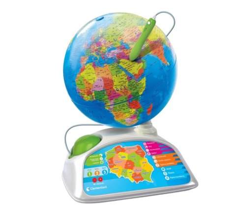 Clementoni Interaktywny Edukacyjny Globus Eduglobus Uczę się Bawiąc Język Polski Clementoni 50847