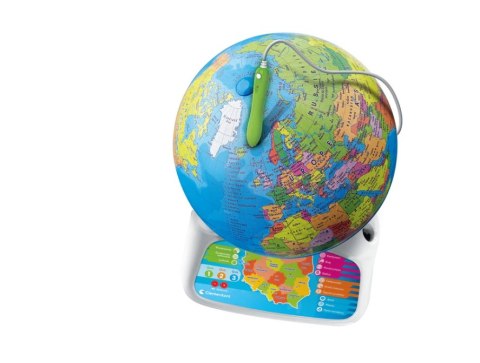 Clementoni Interaktywny Edukacyjny Globus Eduglobus Uczę się Bawiąc Język Polski Clementoni 50847