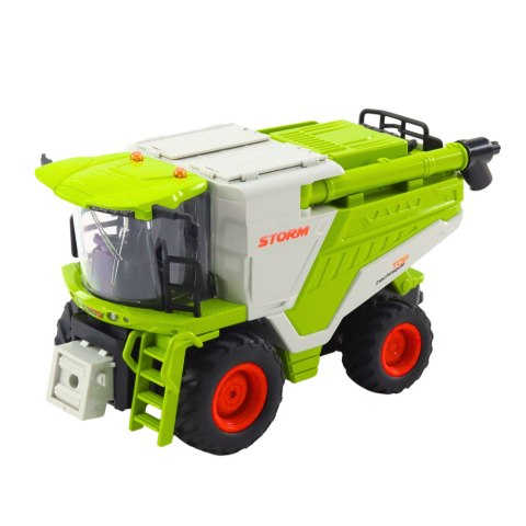 LEAN Toys Kombajn Z Hederem Do Kukurydzy 2w1 Zdalnie Sterowany RC Efekt Pary 2.4G