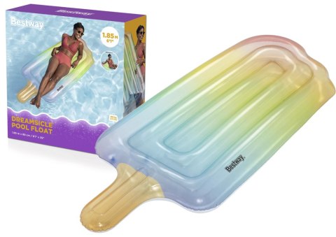 Bestway Dmuchany Materac Do Pływania Lód Na Patyku 185 x 89 cm Bestway 43161