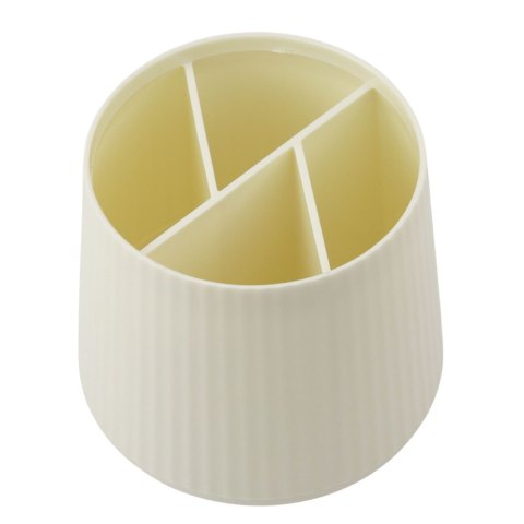 LEAN Organizer Na Kosmetyki Artykuły Biurowe 5 Przegród Beżowy