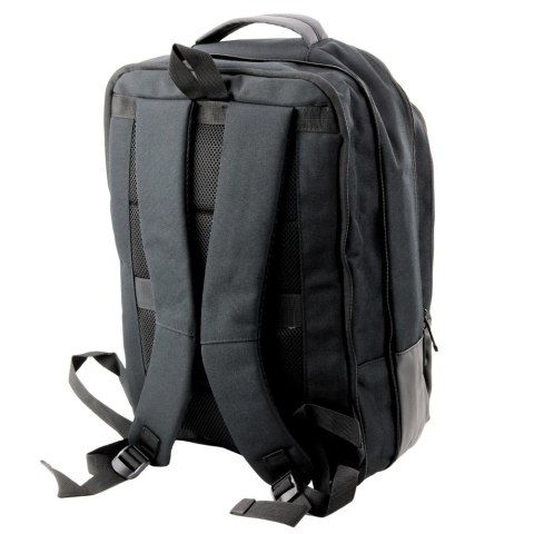 LEAN Plecak Biznesowy USB Kieszeń Na Laptopa Czarny 16L 45cm