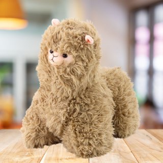 LEAN Toys Pluszowa Maskotka Przytulanka Lama Beżowa 40 x 40cm
