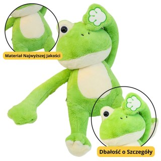 LEAN Toys Pluszowa Maskotka Przytulanka Żaba Z Magnesami Zielona 23cm
