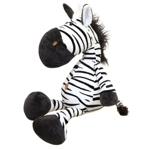 LEAN Toys Pluszowa Maskotka Przytulanka Zebra Biało Czarna 25cm