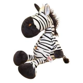 LEAN Toys Pluszowa Maskotka Przytulanka Zebra Biało Czarna 25cm