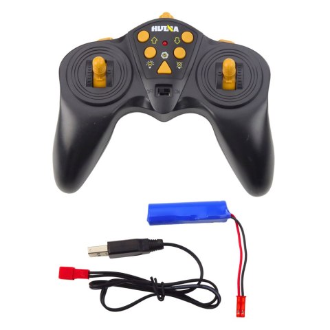 HUINA Ciężarówka Wywrotka Huina Zdalnie Sterowana RC Żółta 9-CH 1:18