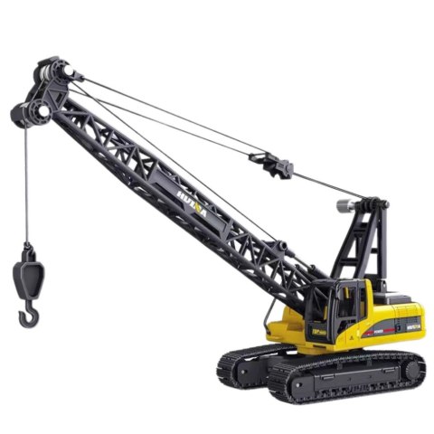 HUINA Dźwig Gąsienicowy Ruchomy Metalowy Huina 1:50