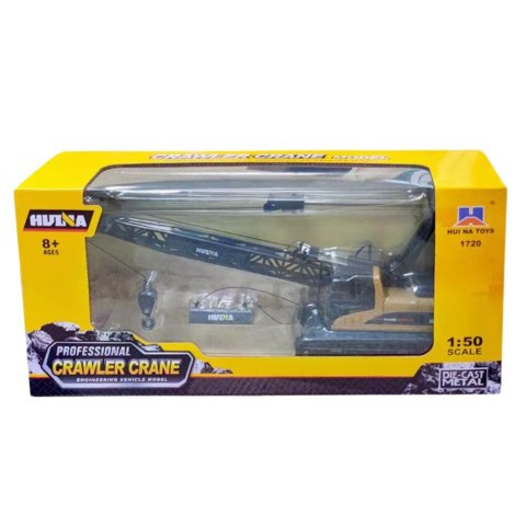 HUINA Dźwig Gąsienicowy Ruchomy Metalowy Huina 1:50