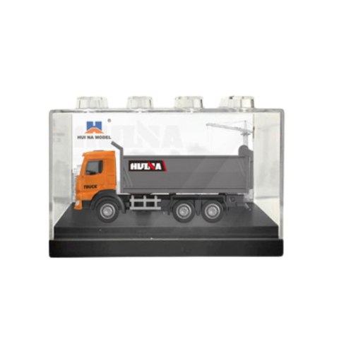 HUINA Wywrotka Metalowa Model Kolekcjonerski Huina Pomarańczowa 1:80