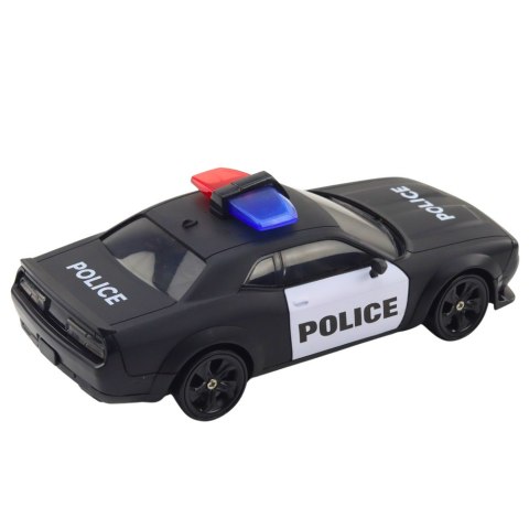 LEAN Toys Auto Sportowe Do Driftu Wymienne Koła Zdalnie Sterowany RC 4WD Policja
