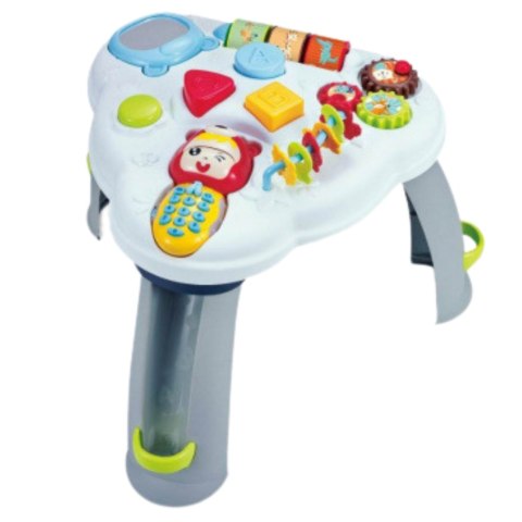 LEAN Toys Interaktywny Stolik Edukacyjny Trójkątny Telefon Światła Dźwięki