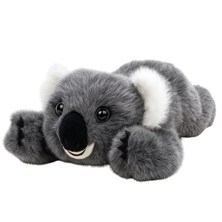 LEAN Toys Pluszowa Maskotka Przytulanka Leżący Miś Koala Szary 30cm