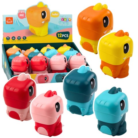 LEAN TOYS Dinozaur Jeżdżący Z Napędem Aktywacja Ruchem Dla Malucha