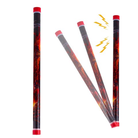 LEAN TOYS Tuba Dźwiękowa Akustyczna Dinozaury Światła Kolorowa 40cm Mix