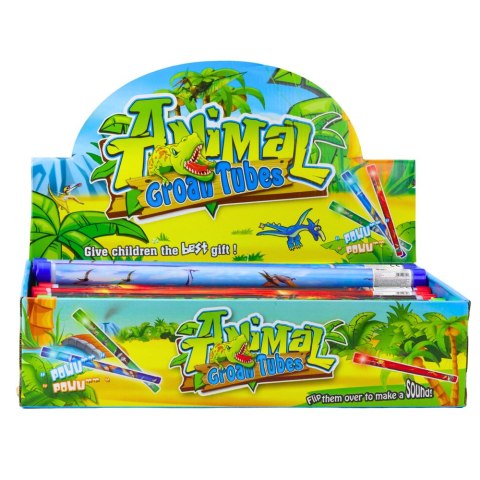 LEAN TOYS Tuba Dźwiękowa Akustyczna Dinozaury Światła Kolorowa 40cm Mix