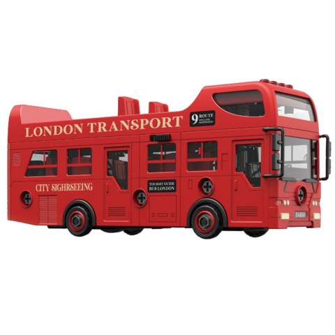 LEAN Toys Autobus Piętrowy Do Skręcania London Transport Narzędzia Światła Dźwięki