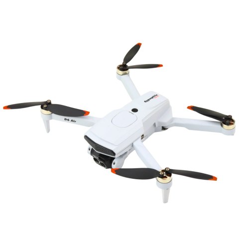 LEAN Toys Dron D6 PRO Kamera Światła LED Aplikacja Jasnoszary