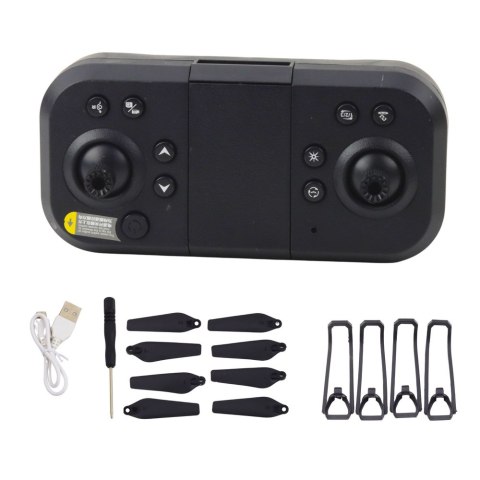 LEAN Toys Dron LU50 Air Podwójna Kamera HD MV Video Światła LED Aplikacja