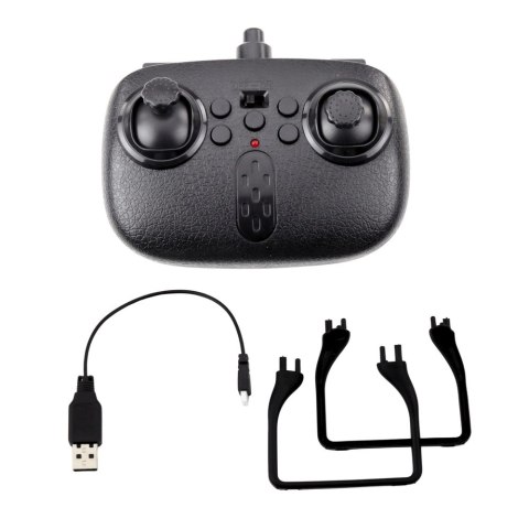 LEAN Toys Dron Y-35 Zdalnie Sterowany Lekki Żyroskop Obrót 360° Czarny