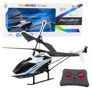 LEAN Toys Helikopter Zdalnie Sterowany RC Aviator DH-859D LED 360°
