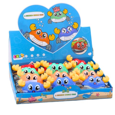 LEAN Toys Krab Interaktywny Z Napędem Naciągiem Jeżdżący Kolorowe
