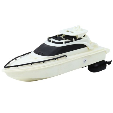 LEAN Toys Łódź Motorowa Zdalnie Sterowana RC Na Baterie Czarno-Biała