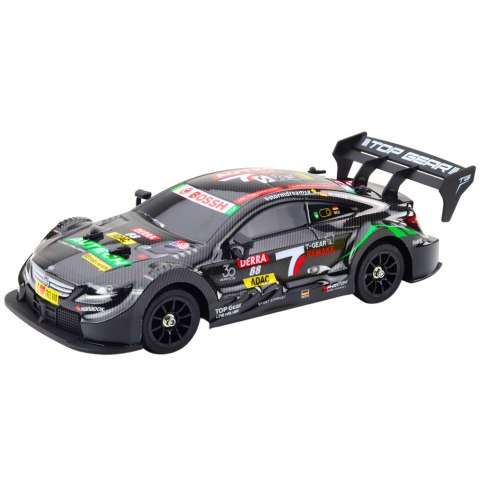 LEAN Toys Samochód Wyścigowy Auto Do Driftu RC Czarny Karbon 30km/h 1:16