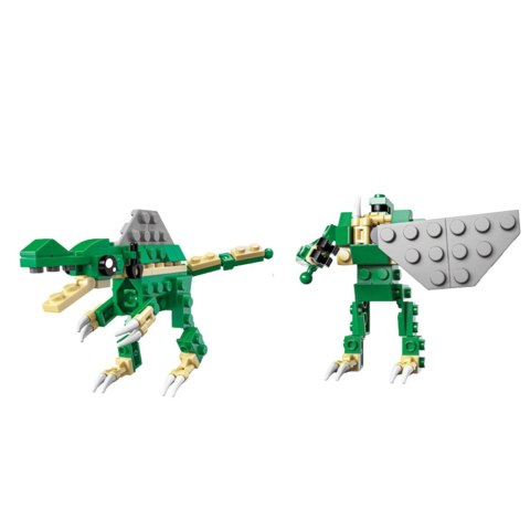LEAN Klocki Konstrukcyjne Dinozaur Robot 2w1 57-70 el. Mix